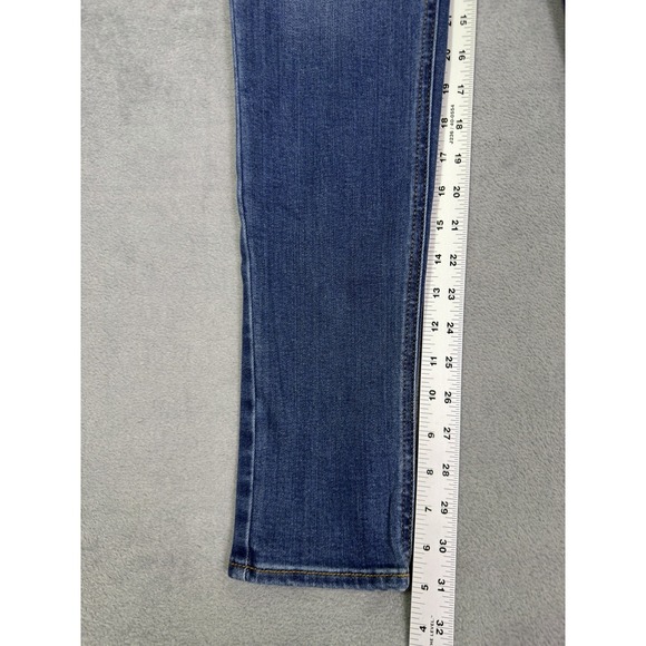 New Universal Thread Jeans Womens 00L Blue Dark Wash Everyday Skinny High Rise - Picture 5 of 10